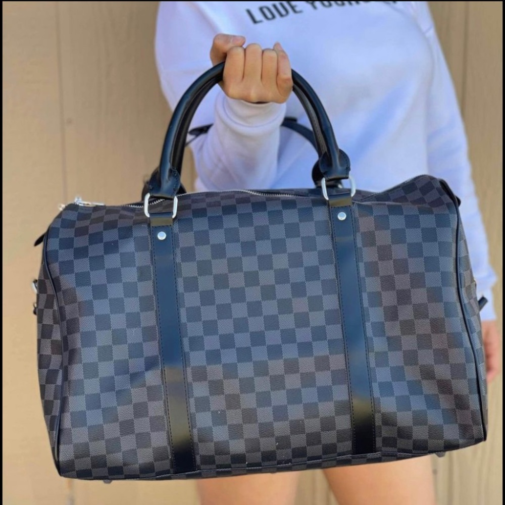 Checkered Duffle bag